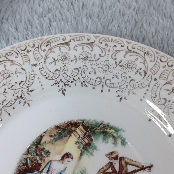 Set of 4 American Limoges Triumph China D'OR IT-S284 Teacup & Saucer Sets 22K - Picture 5 of 15